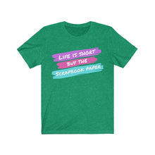 Load image into Gallery viewer, Life is Short: Short-Sleeve T-Shirt