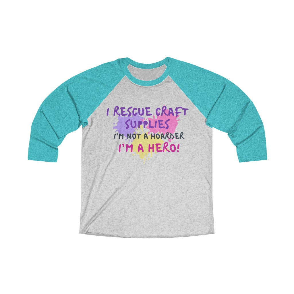 Rescue Craft: 3/4 Raglan Shirt